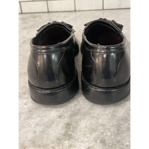 Allen Edmonds Chelsea Shoes Mens Size 9 D Black Leather Tassel Loafers USA - Picture 3 of 9